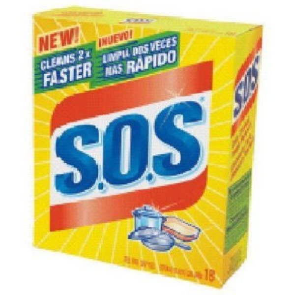Clorox 18CT SOS Wool Soap Pad 98018